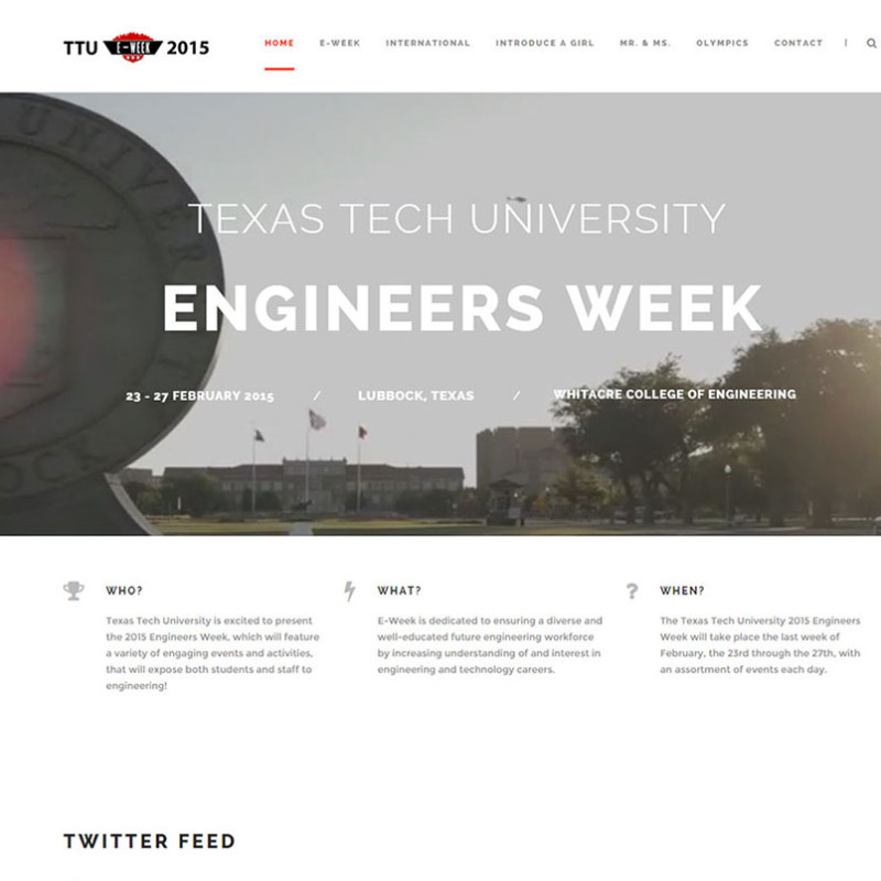 Texas Tech Engineers Week